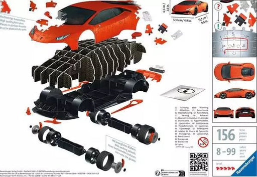 EAN 4005556115716 - Ravensburger 11571 puzzle Puzle 3D 108 pieza(s) Vehículos imagen 2
