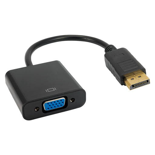 EAN 5901720133311 - Akyga AK-AD-36 adaptador de cable de vídeo 0,15 m VGA (D-Sub) DisplayPort Negro imagen 1