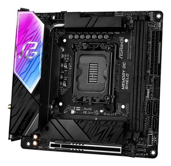 EAN 4711581490420 - Asrock B860I Lightning WiFi Intel B860 LGA 1851 (Socket V1) mini ITX imagen 5