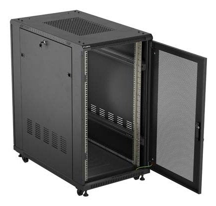 EAN 5901969447170 - Lanberg FF01-6022-23B armario rack 22U Rack o bastidor independiente Negro imagen 5