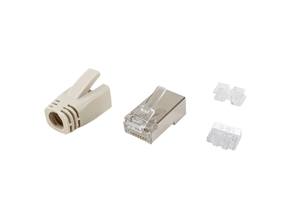 EAN 4015867233917 - Equip 121182 conector RJ-45 Acero inoxidable, Transparente, Blanco imagen 1
