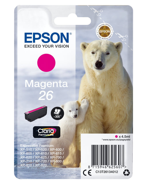 EAN 8715946625614 - Epson Polar bear C13T26134022 cartucho de tinta 1 pieza(s) Original imagen 1