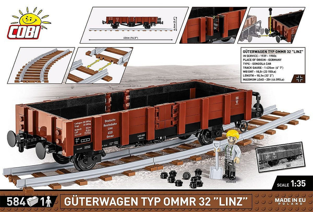 EAN 5902251062859 - COBI Güterwagen type Ommr 32 LINZ imagen 4