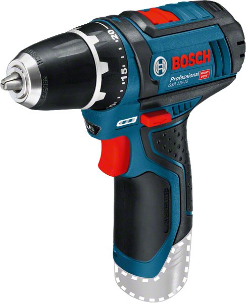 EAN 3165140538473 - Bosch GSR 12V-15 Professional 650 g Negro, Azul, Rojo, Plata imagen 1
