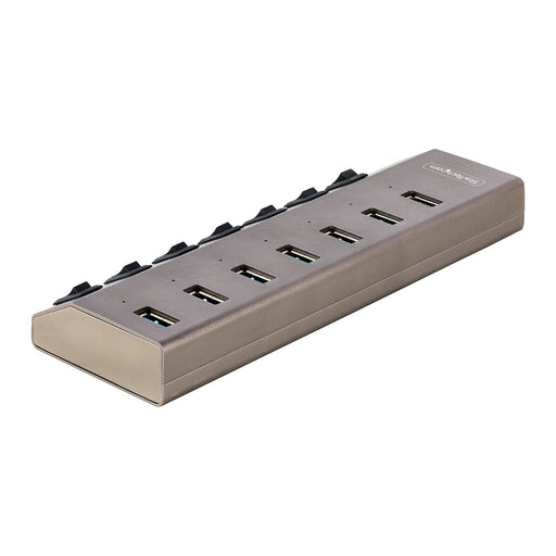 EAN 0065030895507 - StarTech.com 5G7AIBS-USB-HUB-EU hub de interfaz USB 3.2 Gen 1 (3.1 Gen 1) Type-B 5000 Mbit/s Gris imagen 2