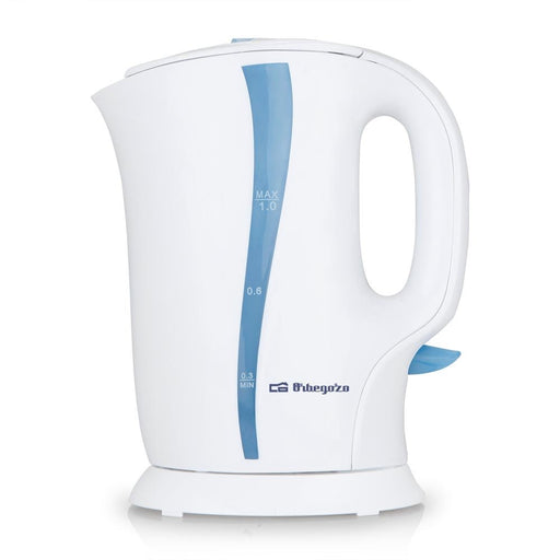EAN 8436044538599 - Orbegozo KT-5002 tetera eléctrica 1 L 1650 W Azul, Blanco imagen 2