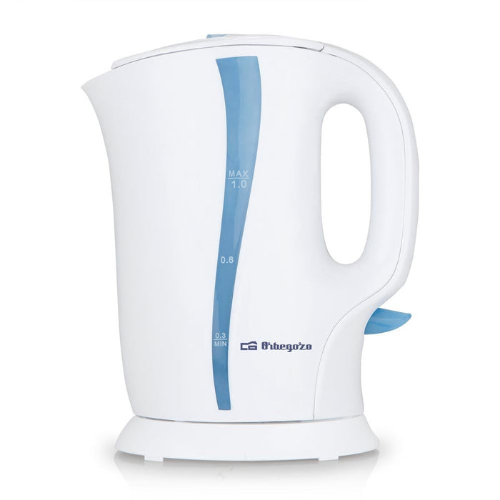 EAN 8436044538599 - Orbegozo KT-5002 tetera eléctrica 1 L 1650 W Azul, Blanco imagen 2