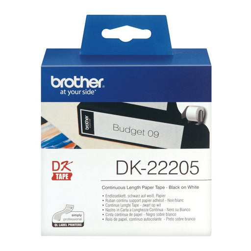 EAN 3607766628195 - Brother DK-22205 cinta para impresora de etiquetas Negro sobre blanco imagen 2