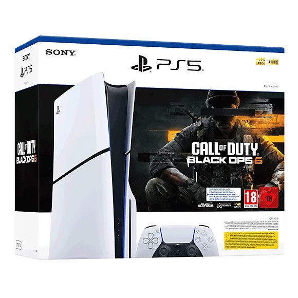 EAN 0711719021100 - Sony PlayStation 5 Slim - Call of Duty: Black Ops 6 Bundle 1,02 TB Wifi Negro, Blanco imagen 1