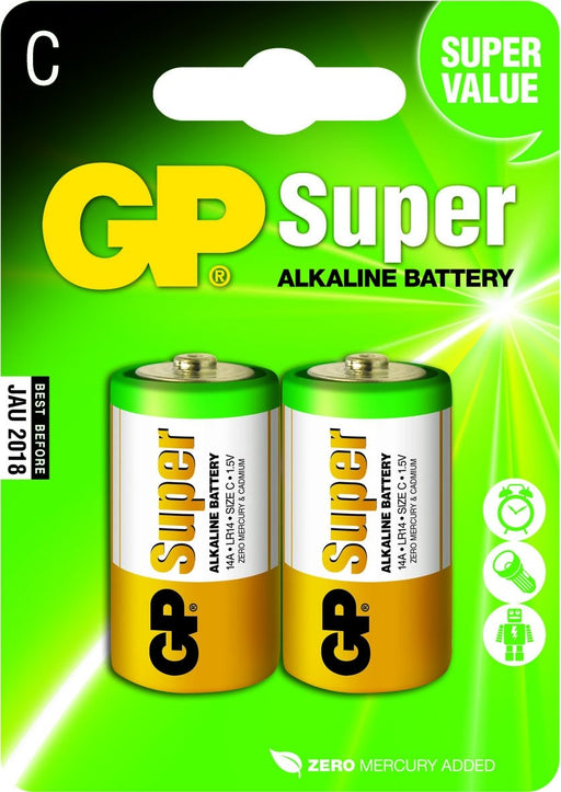 EAN 4891199000010 - GP Batteries Super Alkaline C Batería de un solo uso Alcalino imagen 1