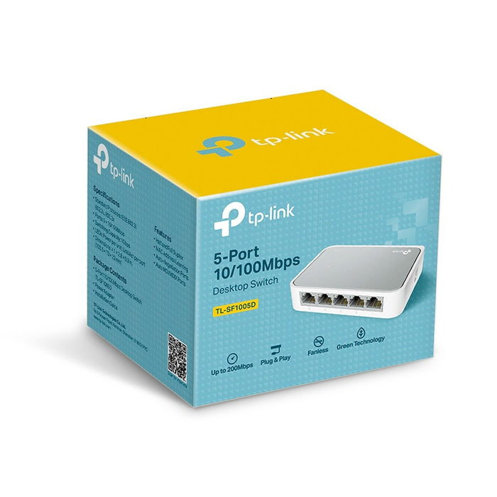 EAN 6935364020064 - TP-Link TL-SF1005D Gestionado Fast Ethernet (10/100) Blanco imagen 3