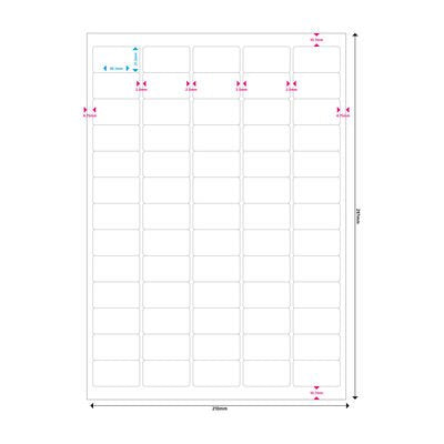 EAN 4260459612896 - MediaRange MRINK151 etiqueta autoadhesiva Permanente Blanco 3250 pieza(s) imagen 3
