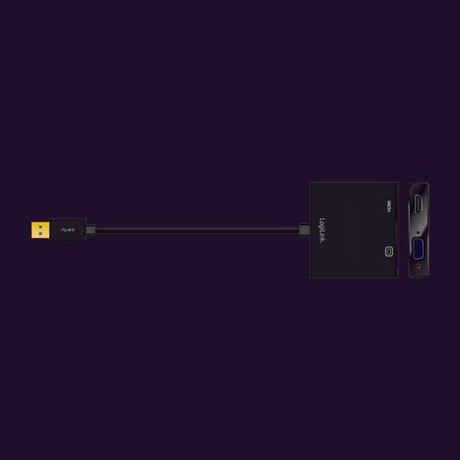 EAN 4052792034042 - LogiLink UA0234 Adaptador gráfico USB 1920 x 1080 Pixeles Negro imagen 2