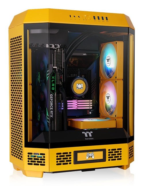 EAN 4711475648562 - Thermaltake Tower 600 Midi Tower Amarillo imagen 2