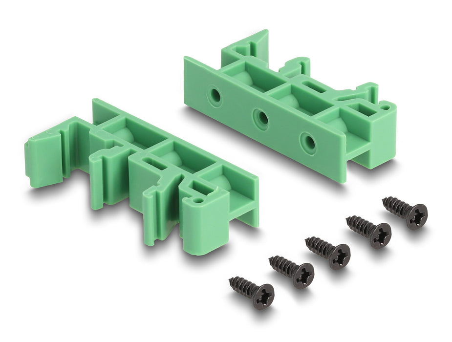 EAN 4043619669943 - DeLOCK 66994 bloque de terminales Verde, Gris imagen 3