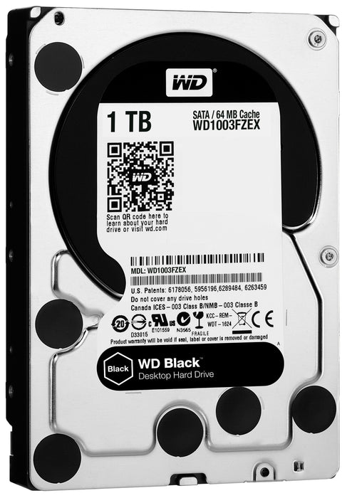 EAN 0718037786469 - Western Digital Black disco duro interno 1 TB 7200 RPM 64 MB 3.5" Serial ATA III imagen 2