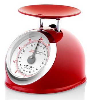 EAN 8590393325085 - Eta ETA577790030 báscula de cocina Rojo, Acero inoxidable, Blanco Encimera Alrededor Báscula de cocina me imagen 3