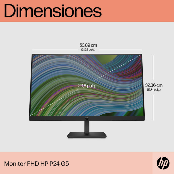 EAN 0196548137329 - HP P24 G5 FHD Monitor pantalla para PC 60,5 cm (23.8") 1920 x 1080 Pixeles Full HD LCD Negro imagen 13