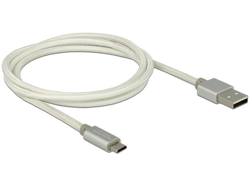 EAN 4043619839162 - DeLOCK 1m USB 2.0-A/USB 2.0 Micro-B cable USB USB A Micro-USB B Blanco imagen 2