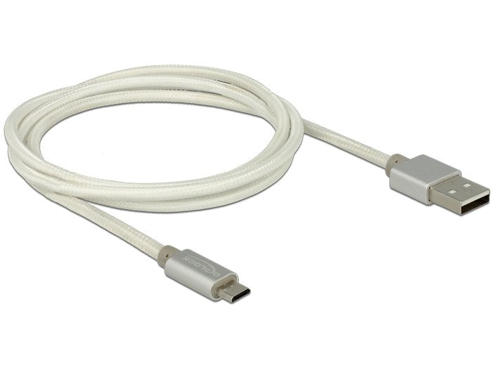 EAN 4043619839162 - DeLOCK 1m USB 2.0-A/USB 2.0 Micro-B cable USB USB A Micro-USB B Blanco imagen 2