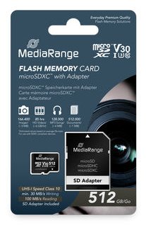 EAN 4260664878216 - MediaRange MR947 memoria flash 512 GB MicroSDXC UHS-I Clase 10 imagen 3