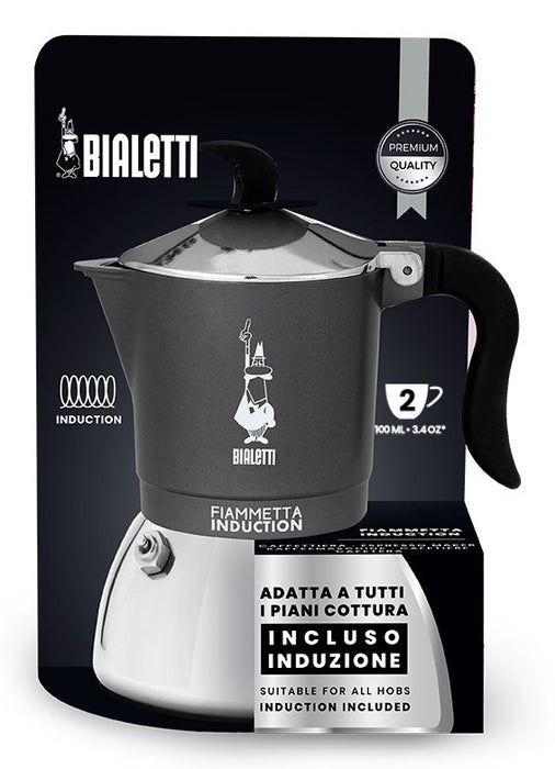 EAN 8006363036924 - Bialetti Fiammetta Induction Cafetera italiana 0,13 L Gris, Plata imagen 4