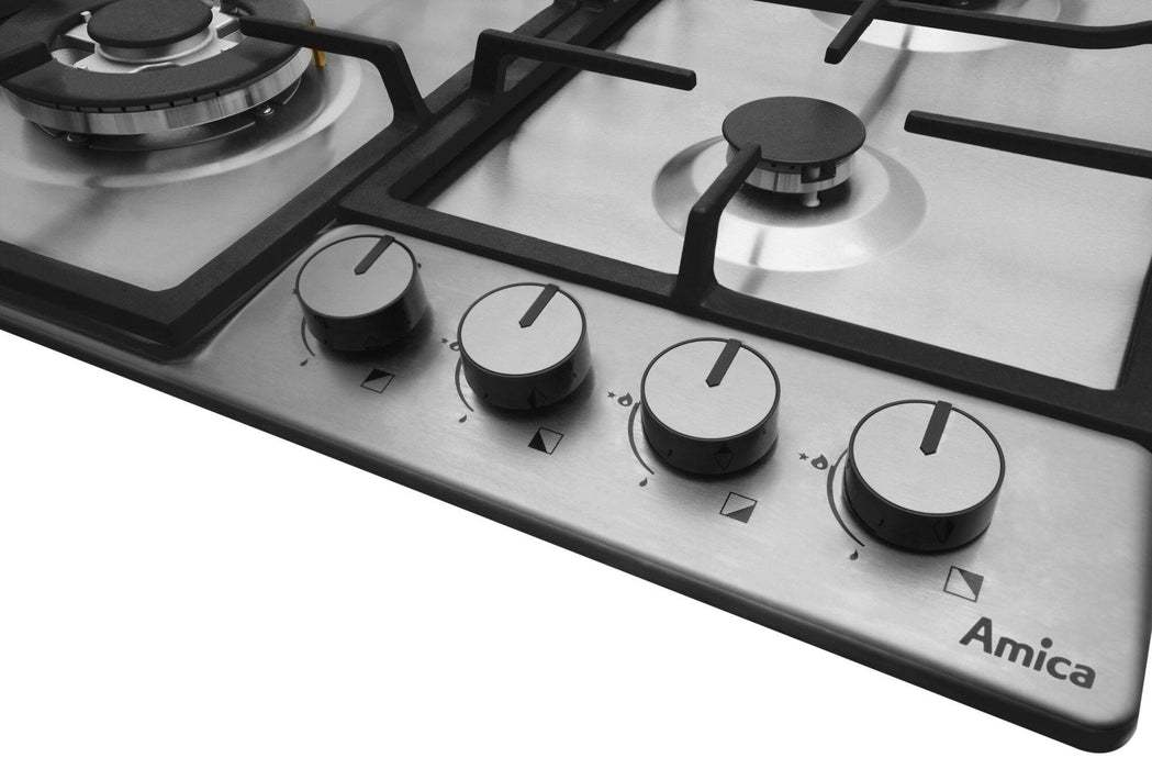 EAN 5906006211400 - Amica PGD6101APR hobs Acero inoxidable Integrado 59 cm Encimera de gas 4 zona(s) imagen 5