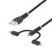 EAN 0065030907996 - StarTech.com RLTCUB1MBK cable USB USB 2.0 USB A Micro-USB B Negro imagen 1