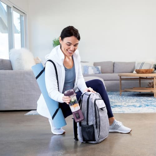 EAN 622356279741 - Ninja BC151EUPR licuadora Batidora de vaso portátil Púrpura, Transparente imagen 15