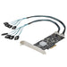 EAN 65030893275 - StarTech.com 8P6G-PCIE-SATA-CARD tarjeta y adaptador de interfaz Interno Mini-SAS imagen 1