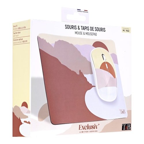 EAN 3303170114438 - T'nB COAST EXCLUSIV ratón Universal Ambidextro RF inalámbrico imagen 4