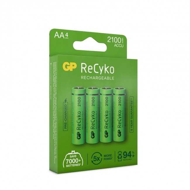 EAN 4891199199745 - GP Batteries ReCyko Batería recargable AA Níquel-metal hidruro (NiMH) imagen 2