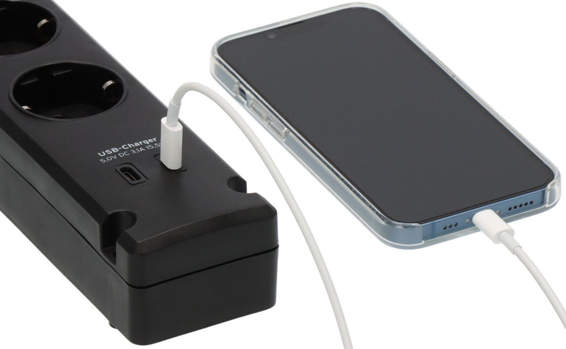 EAN 4007123691098 - Brennenstuhl 1150660415 base múltiple 3 m 5 salidas AC Interior Negro imagen 6