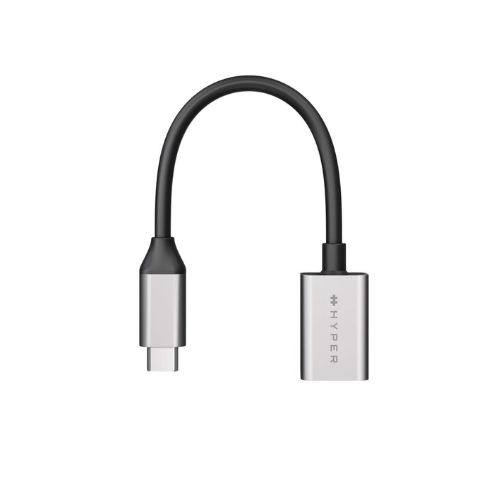 EAN 6941921146214 - HYPER HD425D-GL cable USB USB 3.2 Gen 2 (3.1 Gen 2) 0,0176 m USB C USB A Negro, Plata imagen 2