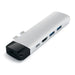 EAN 0879961007324 - Satechi ST-TCPHES base para portátil y replicador de puertos USB 3.2 Gen 1 (3.1 Gen 1) Type-C Plata imagen 2