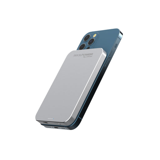 EAN 4040895010919 - RealPower PB-5000 Mag Polímero de litio 5000 mAh Cargador inalámbrico Plata imagen 1