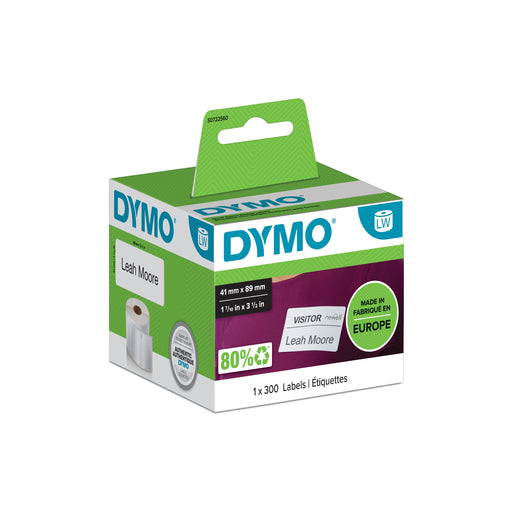 EAN 5411313113564 - DYMO LW - Small Name Badge Labels - 41 x 89 mm - S0722560 Blanco Etiqueta para impresora autoadhesiva imagen 1