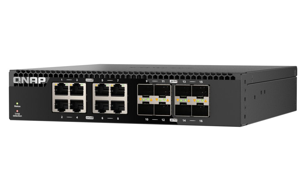 EAN 4711103084304 - QNAP QSW-3216R-8S8T switch No administrado L2 10G Ethernet (100/1000/10000) Negro imagen 4