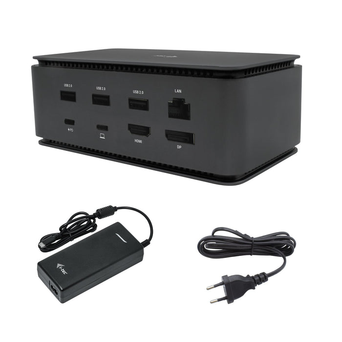 EAN 8595611705717 - i-tec Metal USB4DUALDOCK100W base para portátil y replicador de puertos Alámbrico Negro imagen 1