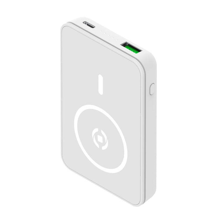 EAN 8021735193456 - Celly MAGPB5000 5000 mAh Cargador inalámbrico Blanco imagen 1