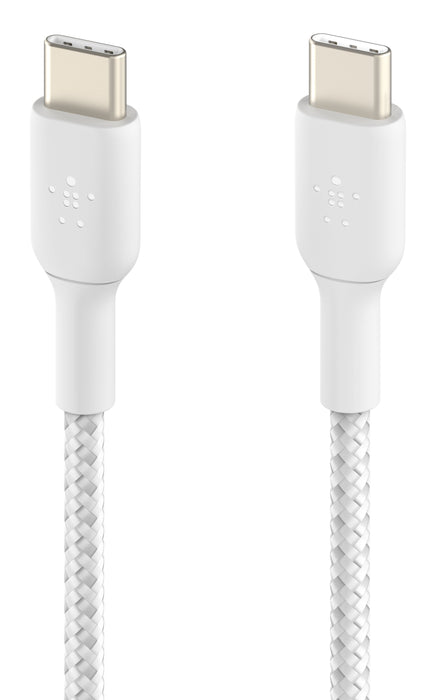 EAN 0745883860234 - Belkin CAB004BT1MWH2PK cable USB USB 2.0 1 m USB C Blanco imagen 3