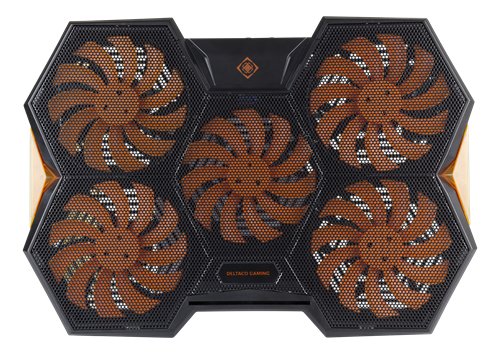 EAN 7333048040275 - Deltaco Gaming GAM-072 almohadilla fría 1300 RPM Negro, Naranja imagen 3