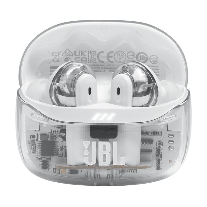 EAN 1200130016516 - JBL Tune Beam 2 Ghost Edition Auriculares Inalámbrico Dentro de oído Música/uso diario Bluetooth Blanco imagen 9