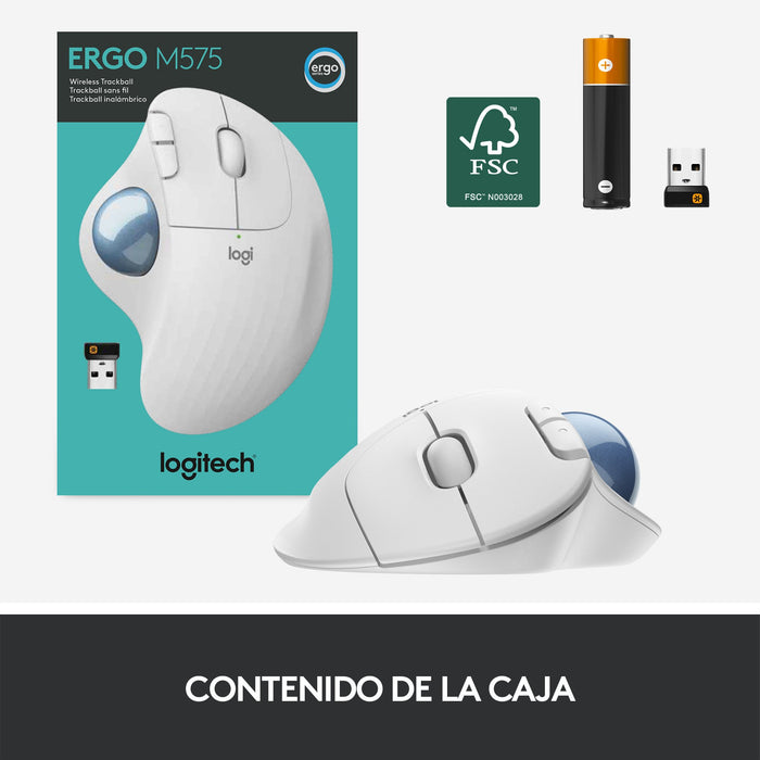EAN 5099206092280 - Logitech 910-005870 ratón Oficina mano derecha RF Wireless + Bluetooth Trackball 2000 DPI imagen 14