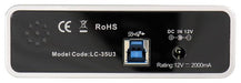 EAN 4260070123344 - LC-Power LC-35U3 caja para disco duro externo Negro 3.5" imagen 2