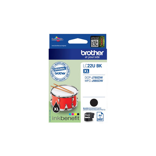 EAN 4977766759649 - Brother LC22UBK cartucho de tinta 1 pieza(s) Original Alto rendimiento (XL) Negro imagen 2