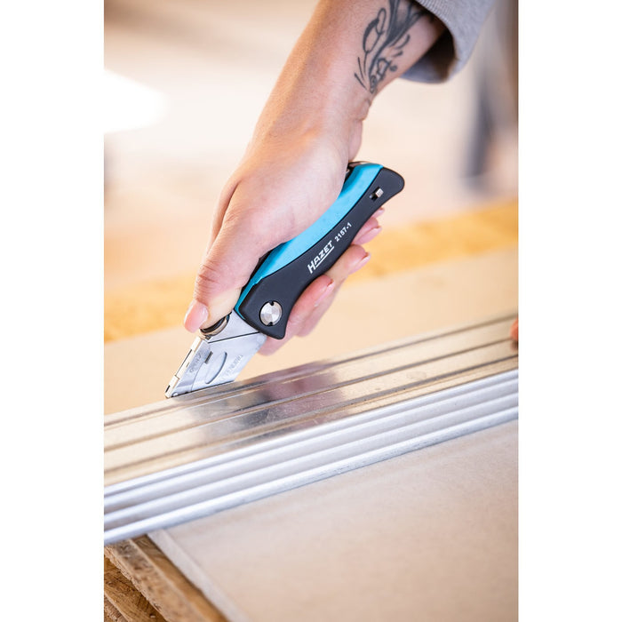 EAN 4000896147236 - HAZET 2157-1 navaja de bolsillo Negro, Azul imagen 16