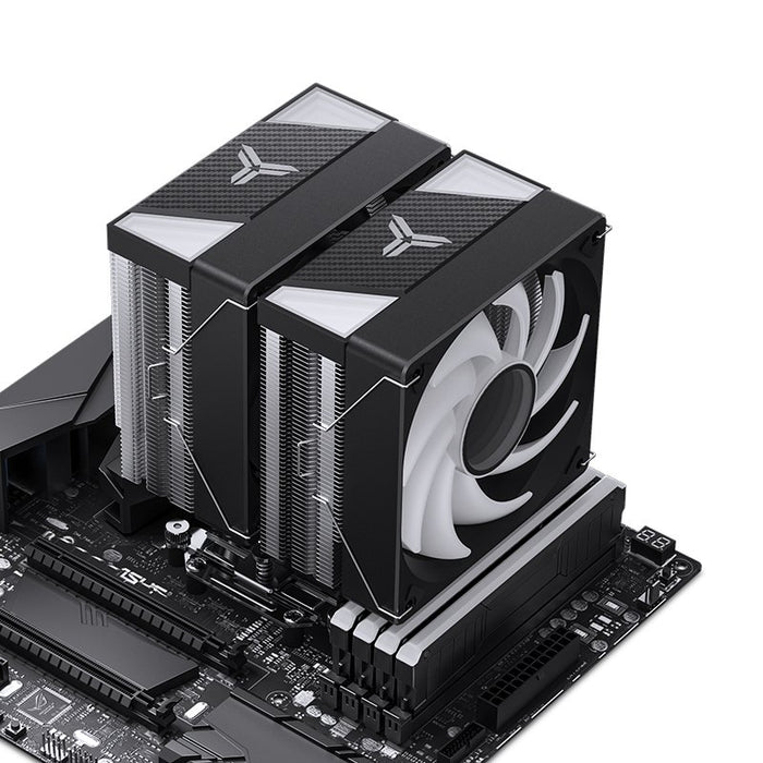 EAN 6970620552958 - Jonsbo CR-3000 ARGB sistema de refrigeración para ordenador Procesador Ventilador 12 cm Negro 1 pieza(s) imagen 18