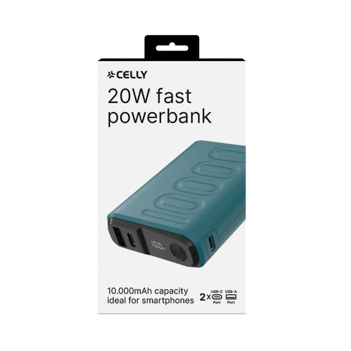 EAN 8021735215035 - Celly PBUP10000BL batería externa 10000 mAh Azul imagen 2
