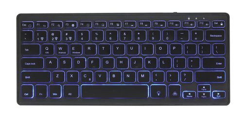 EAN 8716309113595 - Gembird KB-BTRGB-01-DE teclado Universal Bluetooth QWERTZ Alemán Negro imagen 2